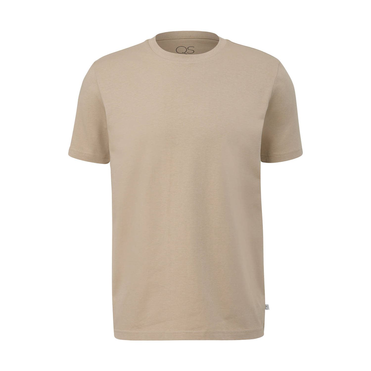 Q S by s.Oliver T-shirt lichtbruin