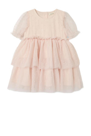 korte jurk rosé