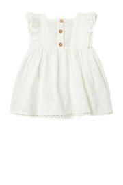 thumbnail: LIL' ATELIER BABY romperjurk NBFFIOLA offwhite