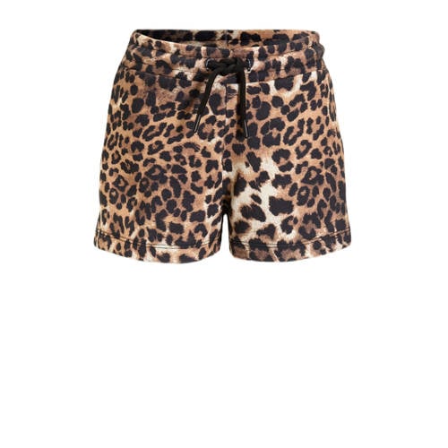 anytime sweatshort panterprint afbeelding