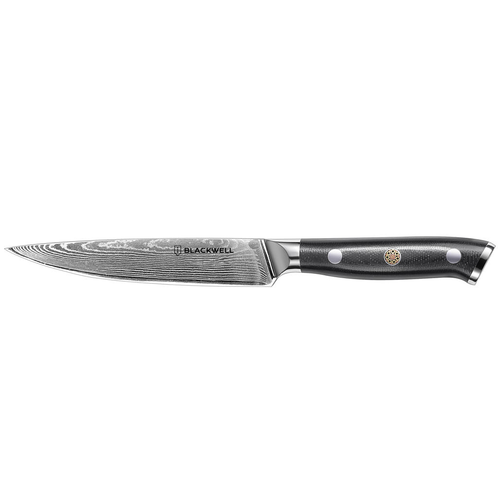 Blackwell Officemes Japanse stijl - 67 lagen damaststaal - VG10 - 12,5 cm
