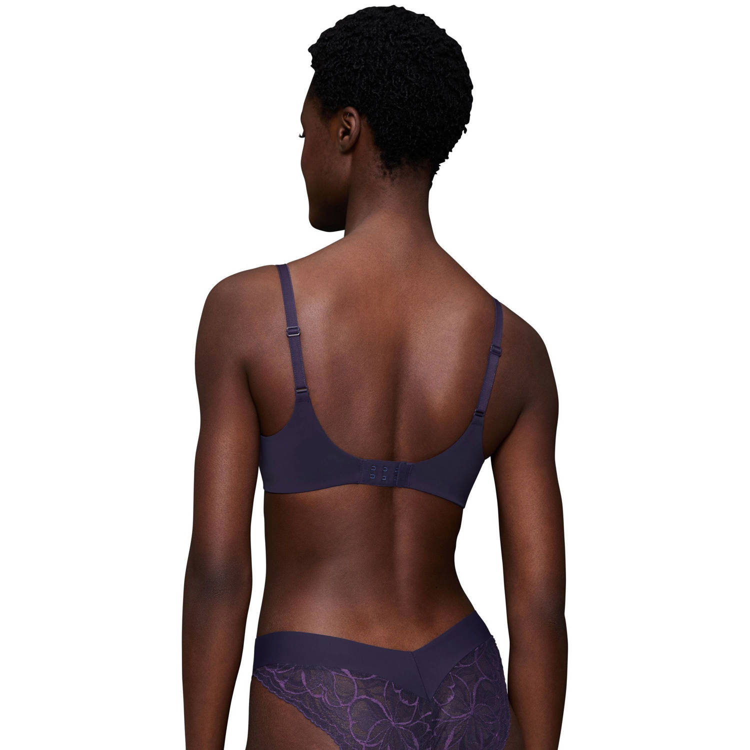 Triumph voorgevormde beugelbh Body Make-up Illusion donkerpaars
