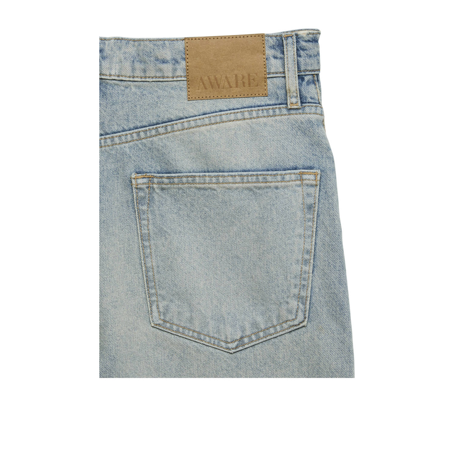 VERO MODA high waist wide leg jeans light blue denim