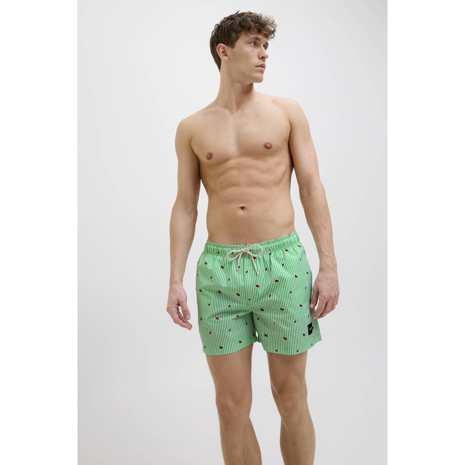 Jack & jones Regular fit korte zwembroek met labelpatch model 'STMAUI'