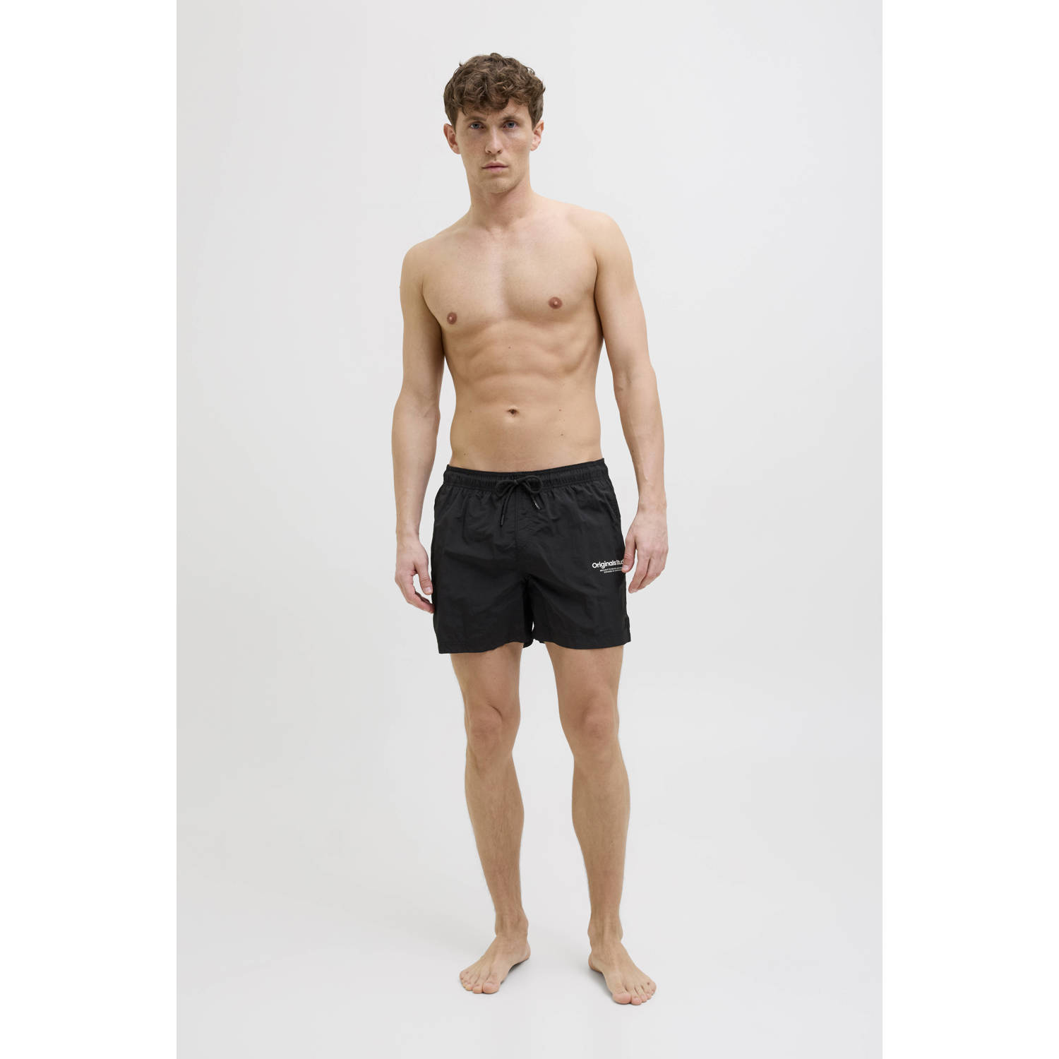 JACK & JONES PANTS STUDIO zwemshort JPSTNAXOS zwart