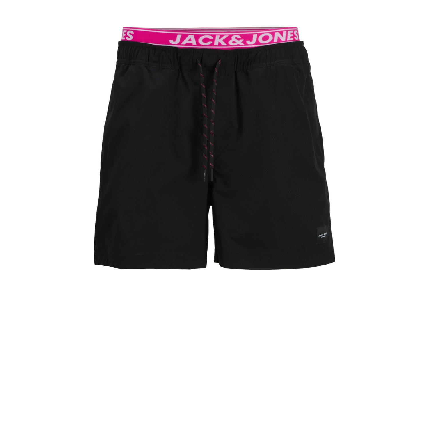 JACK & JONES PLUS SIZE zwemshort JPSTMAUI zwart
