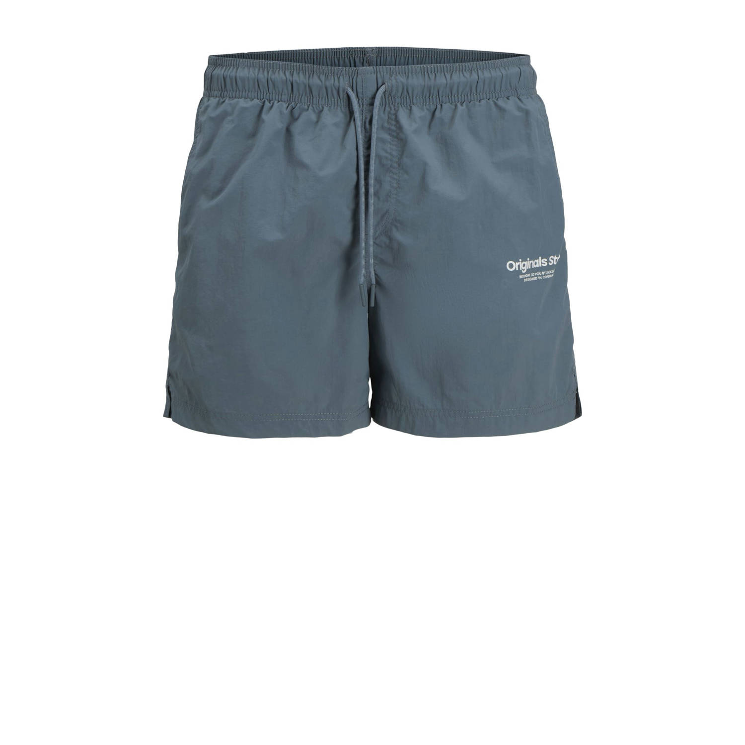 JACK & JONES PLUS SIZE zwemshort JPSTNAXOS donkergrijs