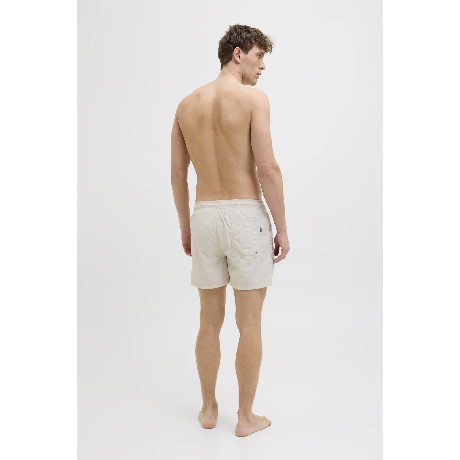 JACK & JONES PANTS STUDIO zwemshort JPSTNAXOS lichtbeige