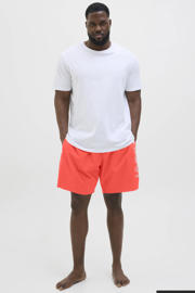 thumbnail: JACK & JONES PLUS SIZE zwemshort JPSTMAUI met logo koraalrood