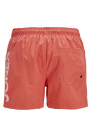 thumbnail: JACK & JONES PLUS SIZE zwemshort JPSTMAUI met logo koraalrood