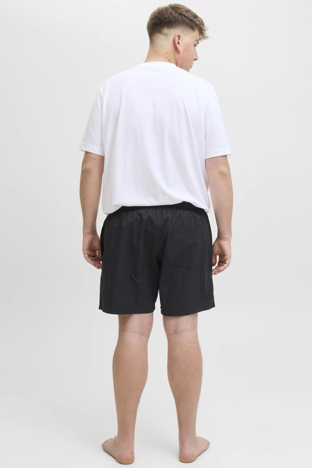 JACK & JONES PLUS SIZE zwemshort JPSTMAUI zwart