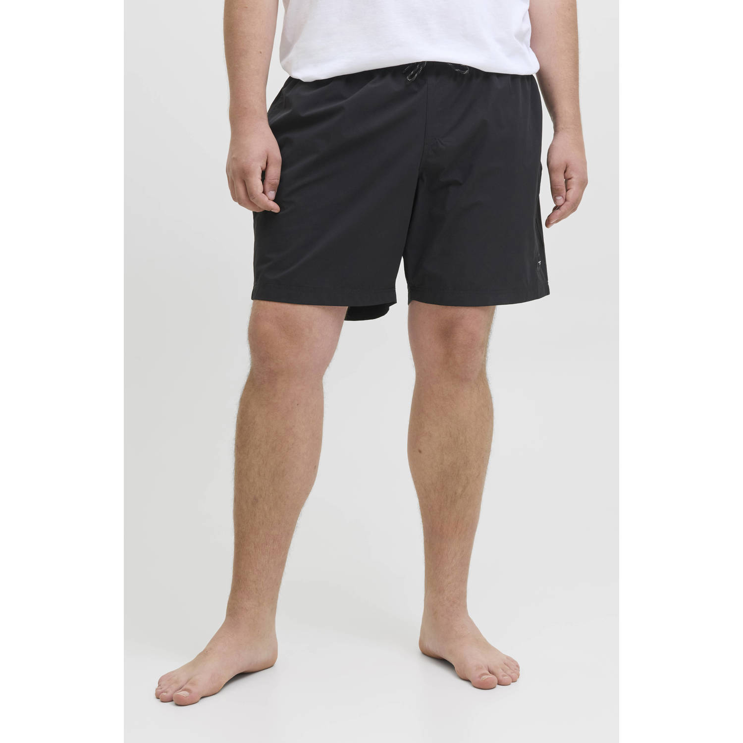 JACK & JONES PLUS SIZE zwemshort JPSTMAUI zwart