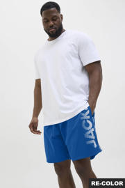 thumbnail: JACK & JONES PLUS SIZE zwemshort JPSTMAUI met logo blauw