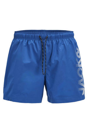 zwemshort JPSTMAUI met logo blauw