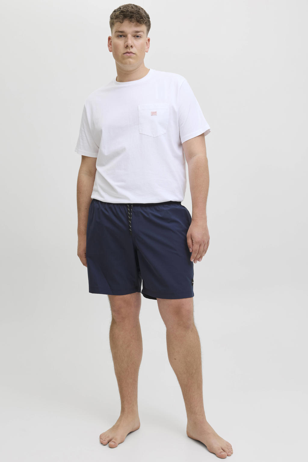 JACK & JONES PLUS SIZE zwemshort JPSTMAUI donkerblauw