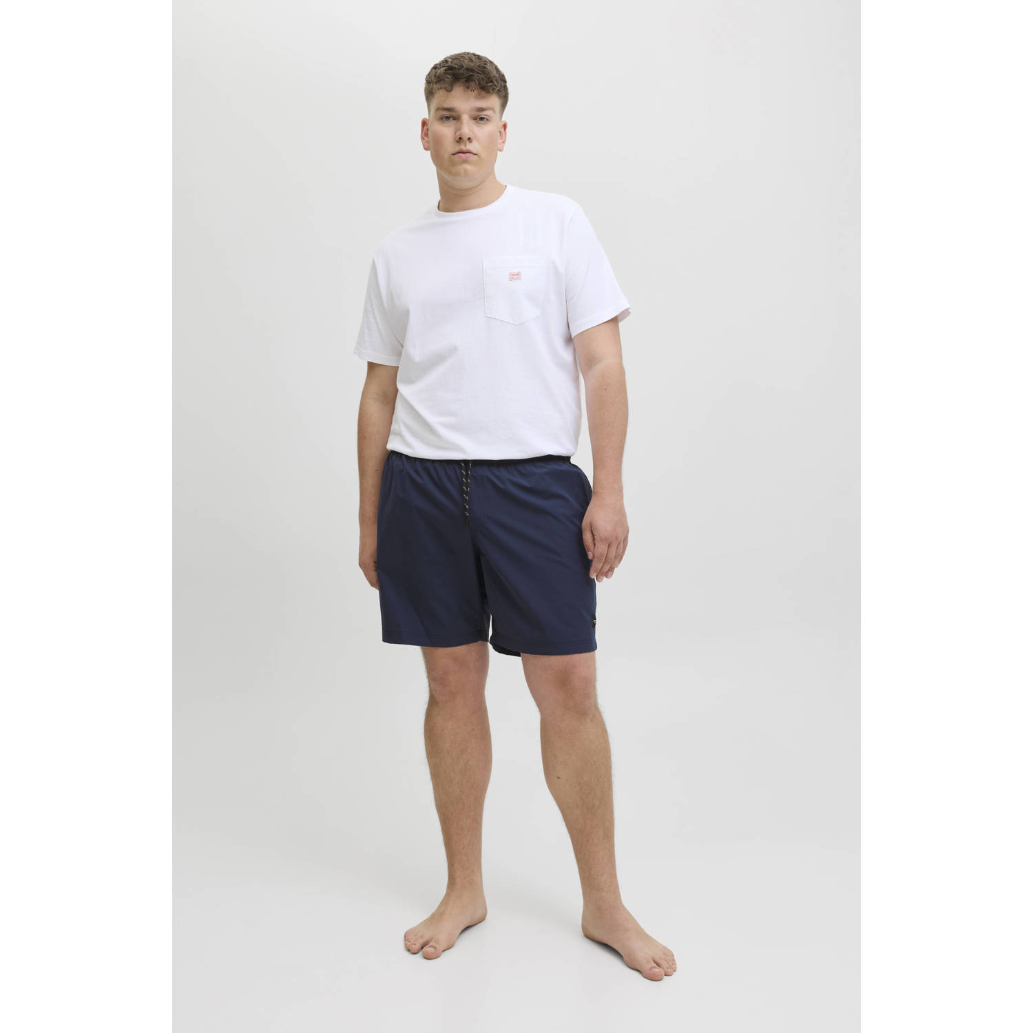 JACK & JONES PLUS SIZE zwemshort JPSTMAUI donkerblauw