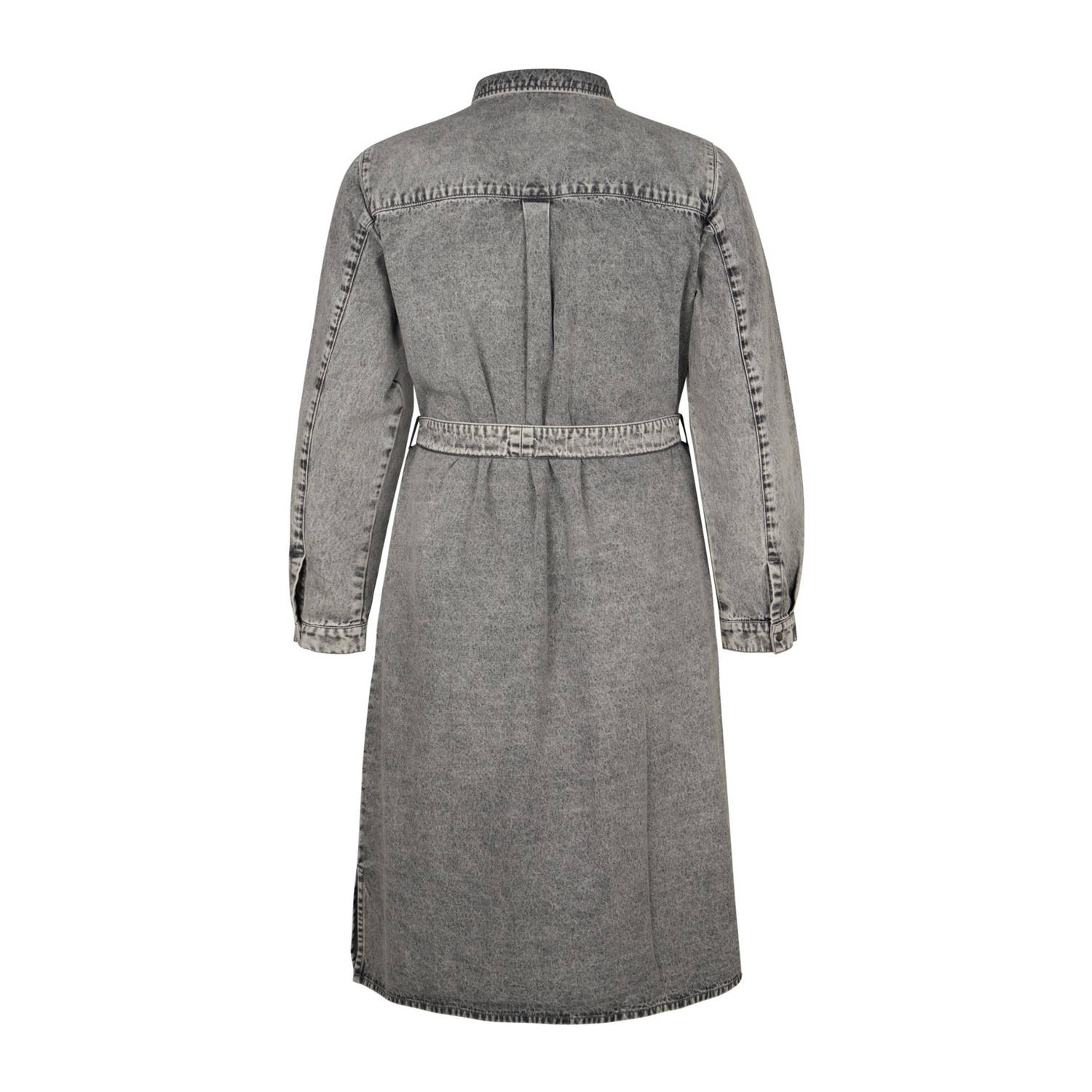 Miss Etam Plus spijkerjurk grey denim