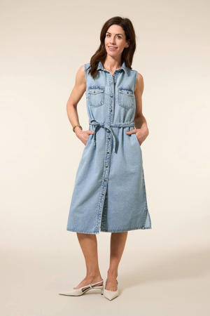 denim spijkerjurk light blue denim