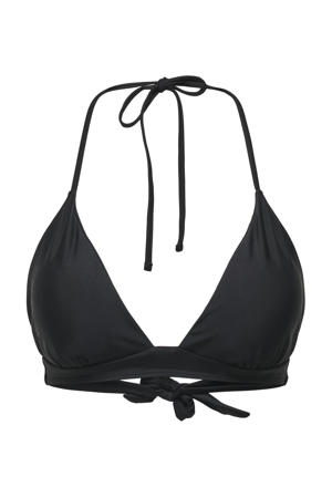 voorgevormde halter bikinitop ONLAIMEE zwart