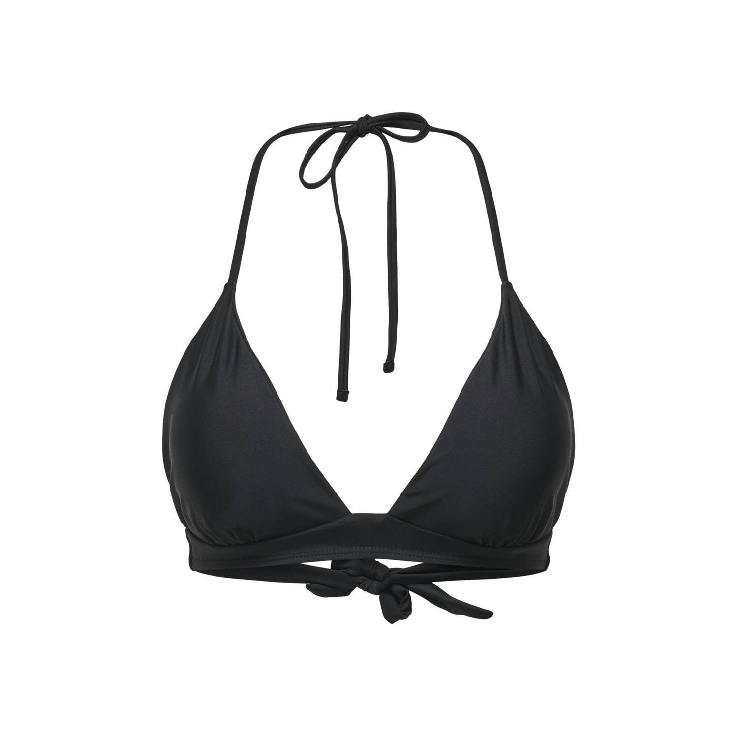 ONLY voorgevormde halter bikinitop ONLAIMEE zwart