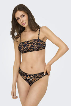 bikinibroekje ONLCIARA zwart/bruin