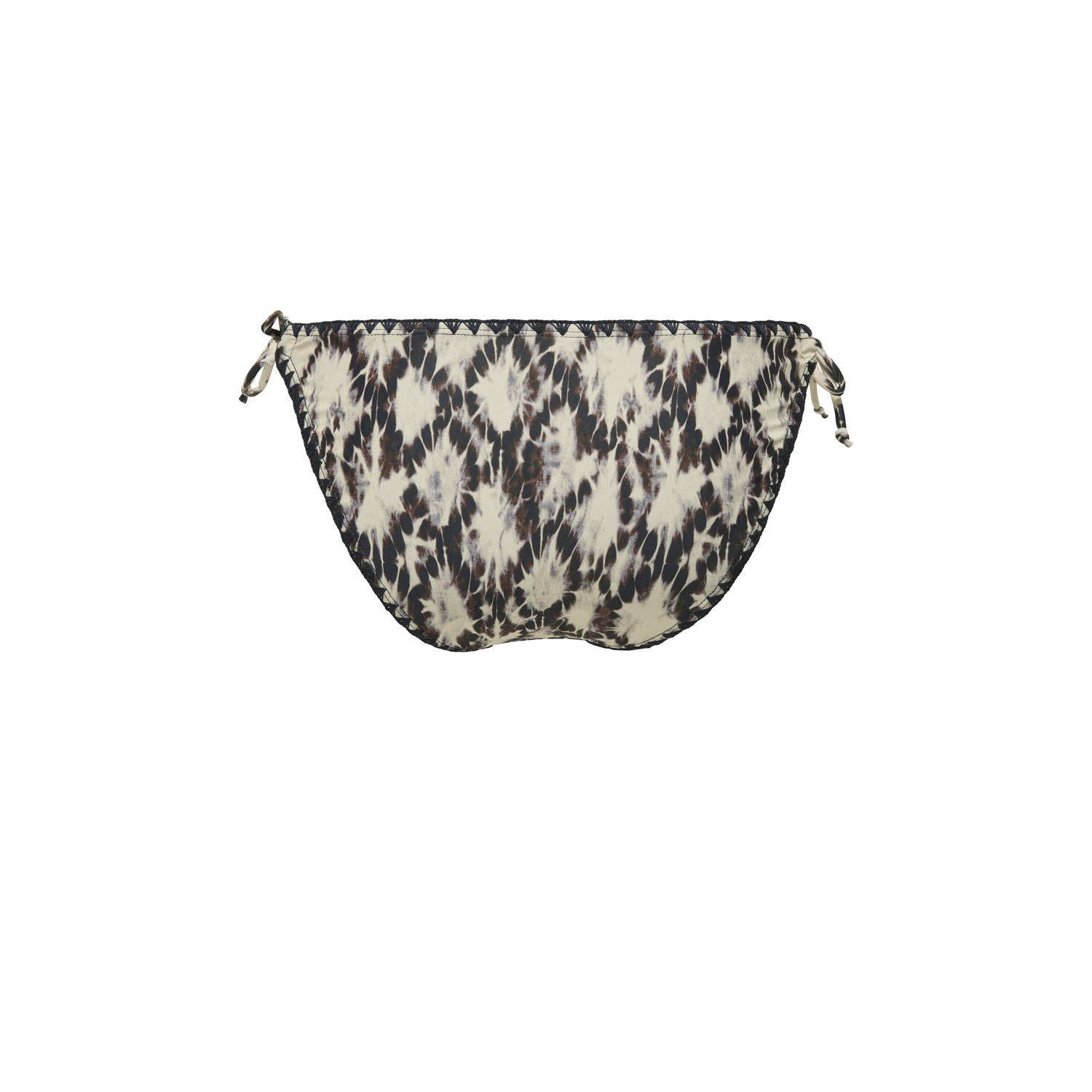 ONLY strik bikinibroekje ONLTRICIA donkerblauw ecru