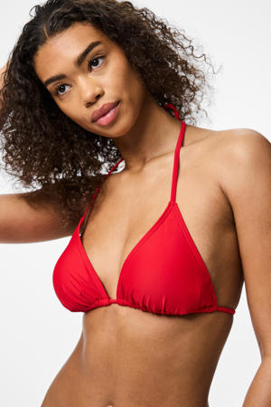 voorgevormde triangel bikinitop PCBAOMI rood