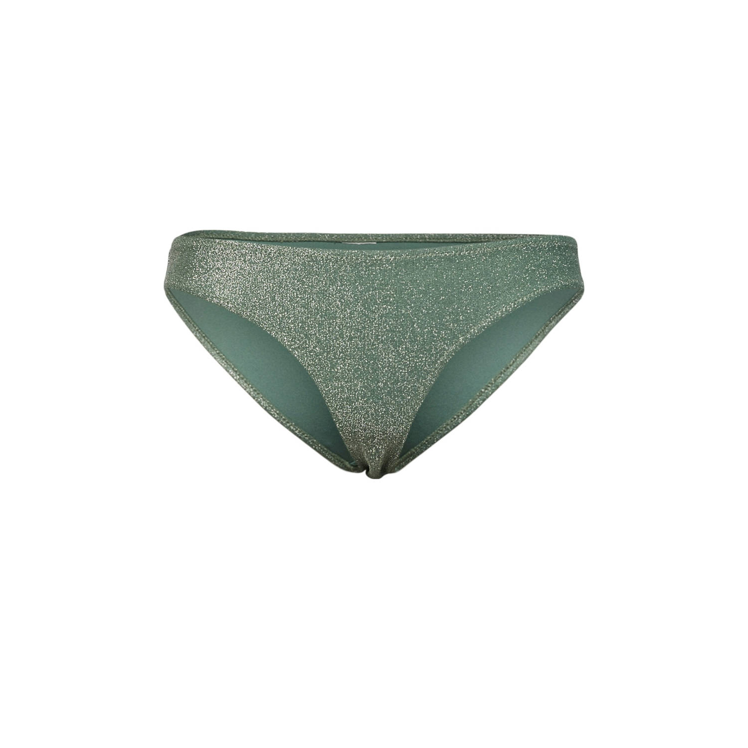 PIECES bikinibroekje PCBLING met lurex groen