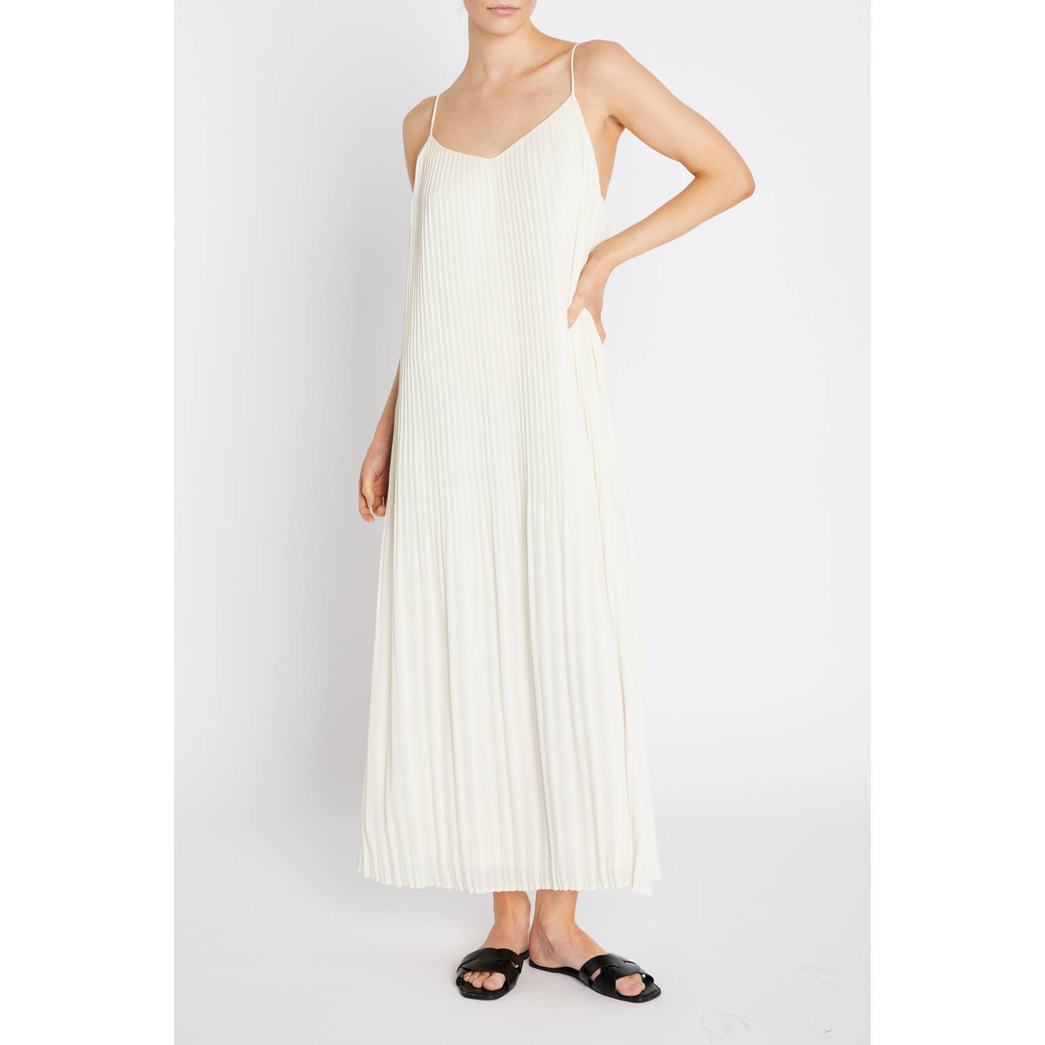 Bruuns Bazaar midi jurk ecru