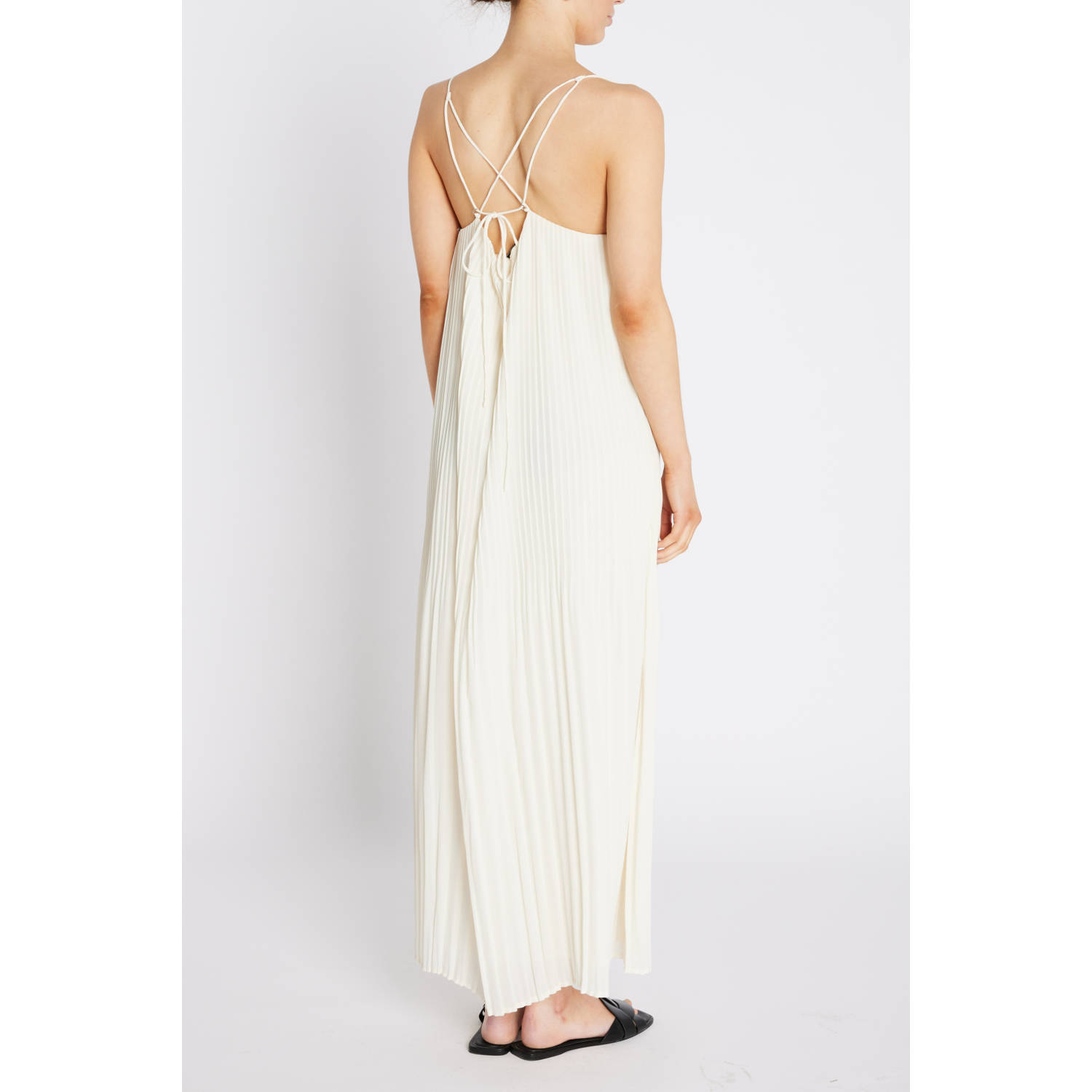 Bruuns Bazaar midi jurk ecru