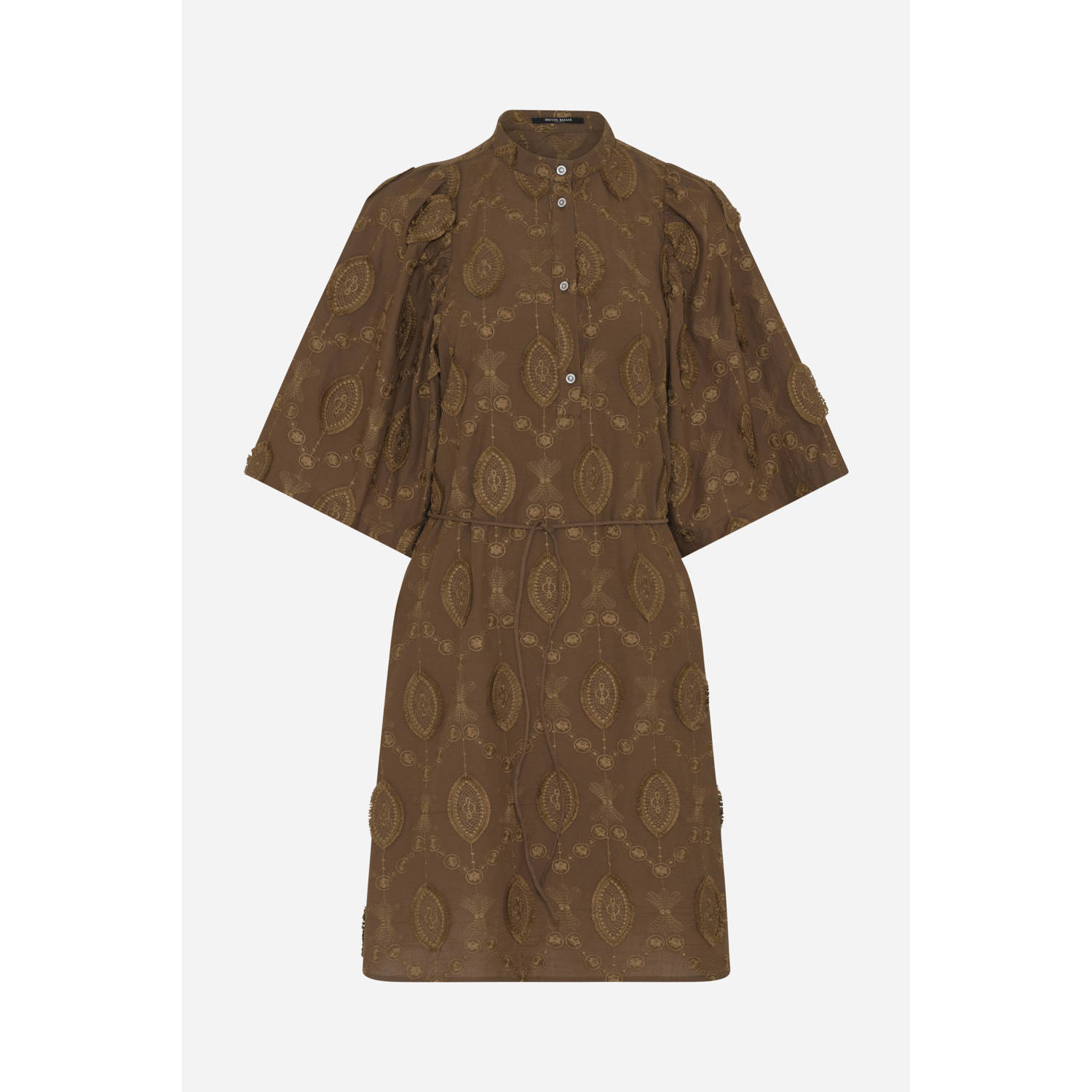 Bruuns Bazaar blousejurk bruin