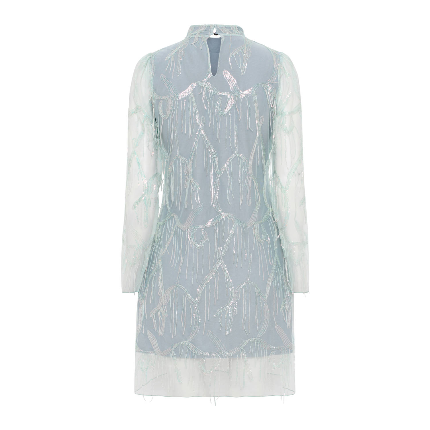 Bruuns Bazaar korte jurk blauw