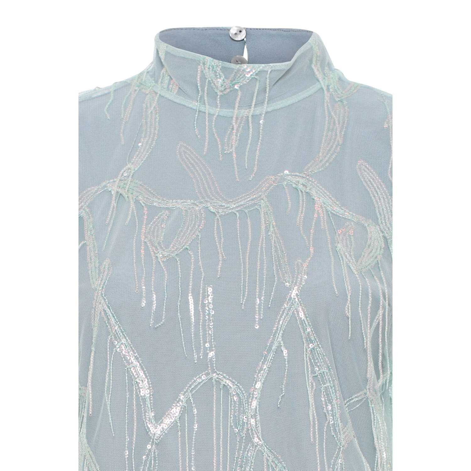 Bruuns Bazaar korte jurk blauw