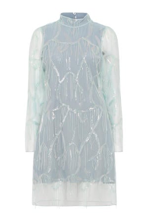 korte jurk blauw