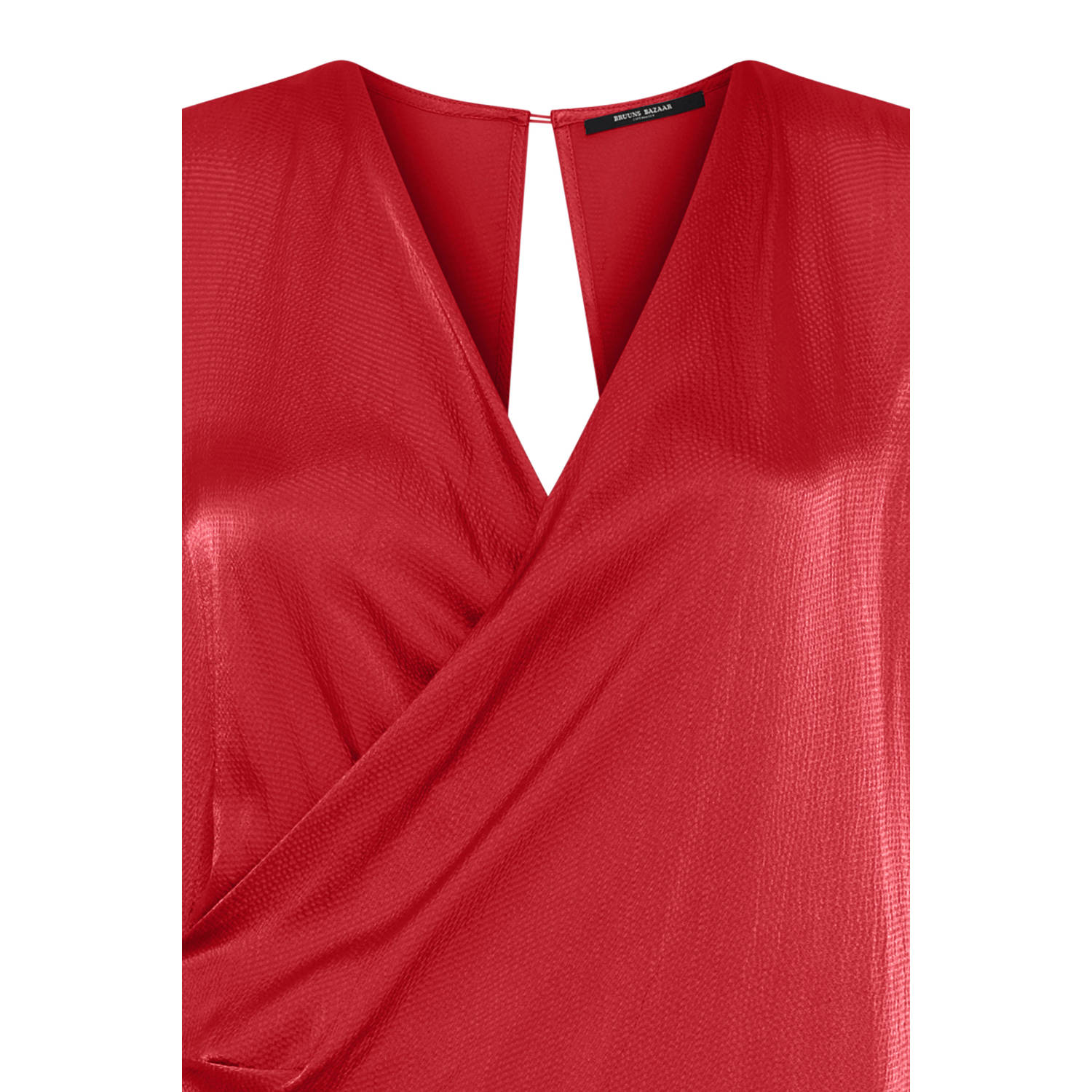 Bruuns Bazaar midi jurk rood