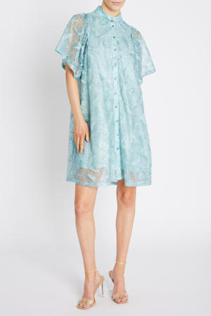korte jurk blauw