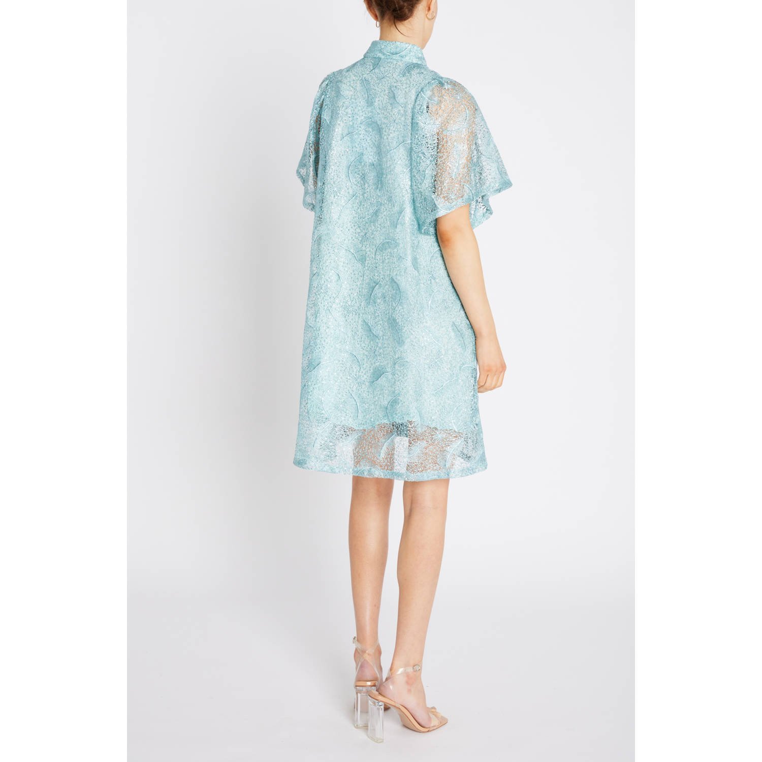 Bruuns Bazaar korte jurk blauw