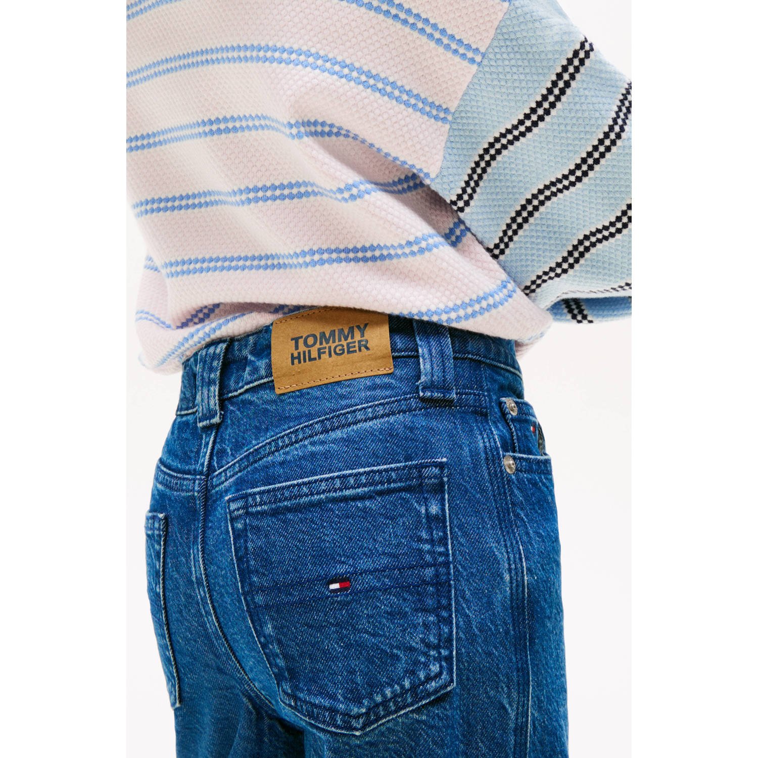 Tommy Hilfiger wide leg jeans medium blue denim