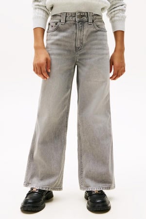 wide leg jeans grey denim