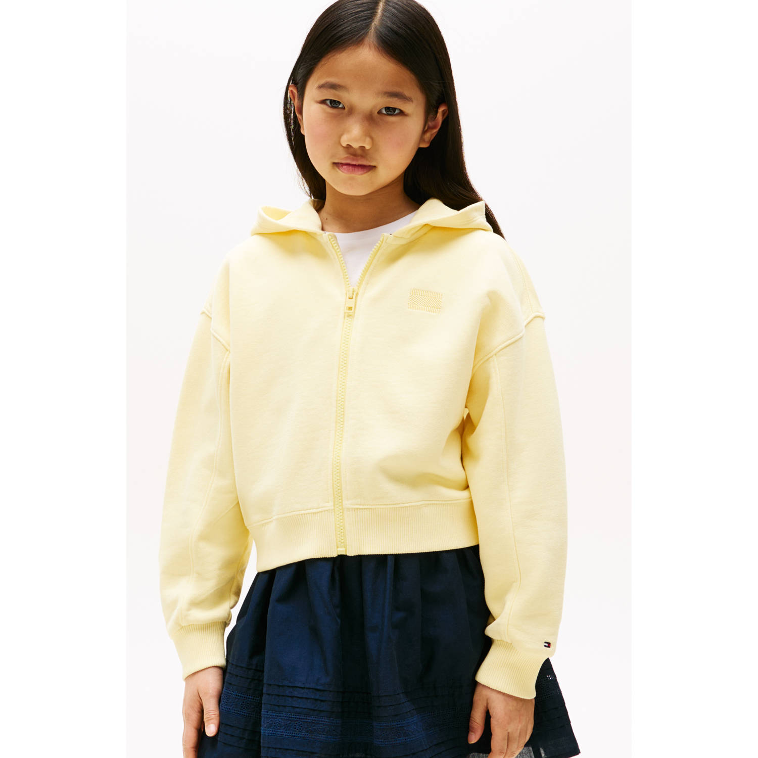 Tommy Hilfiger sweatvest lichtgeel