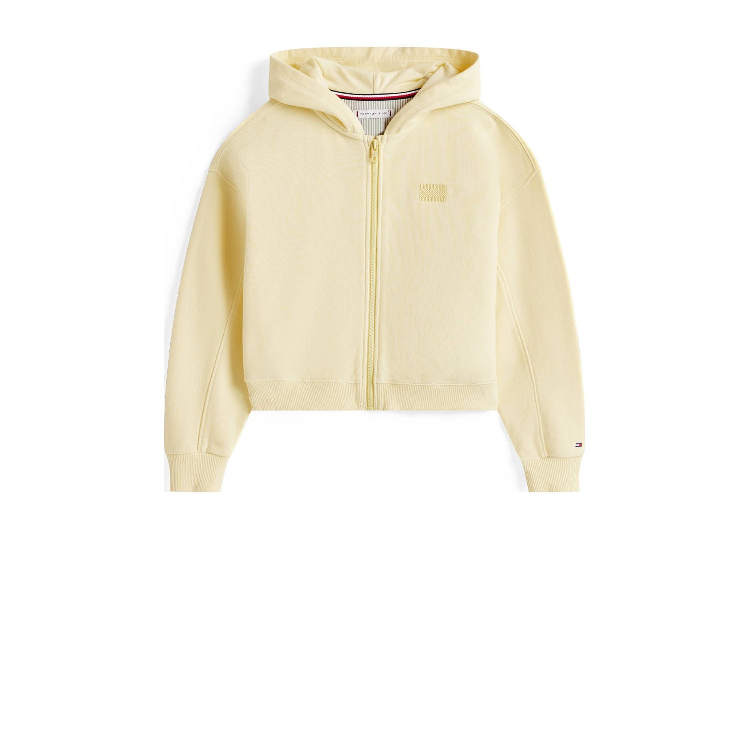 Tommy Hilfiger sweatvest lichtgeel