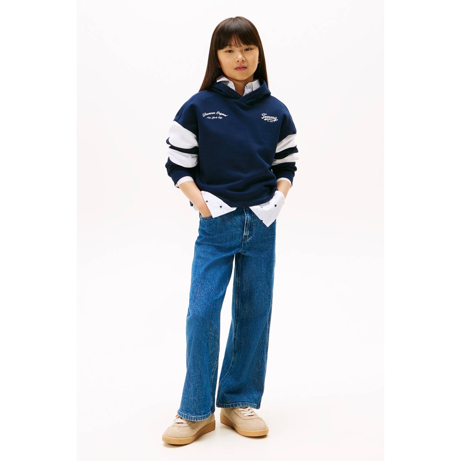 Tommy Hilfiger hoodie donkerblauw