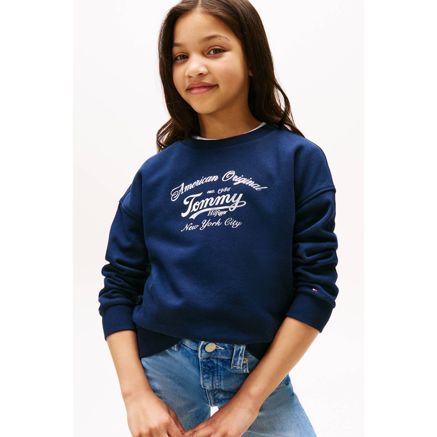 Tommy Hilfiger sweater donkerblauw