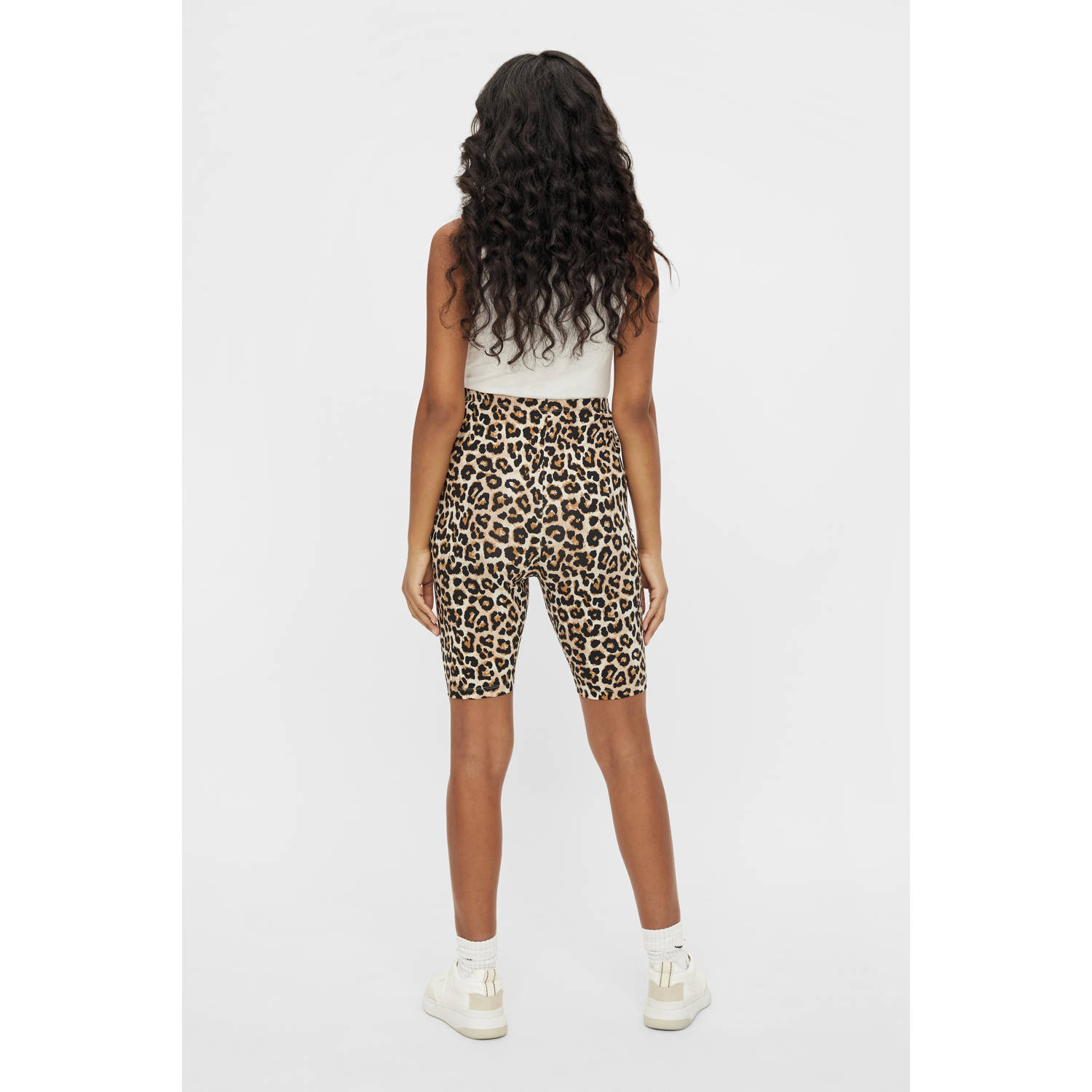 MAMALICIOUS bikershort MLSANNIE set van 2 bruin beige zwart