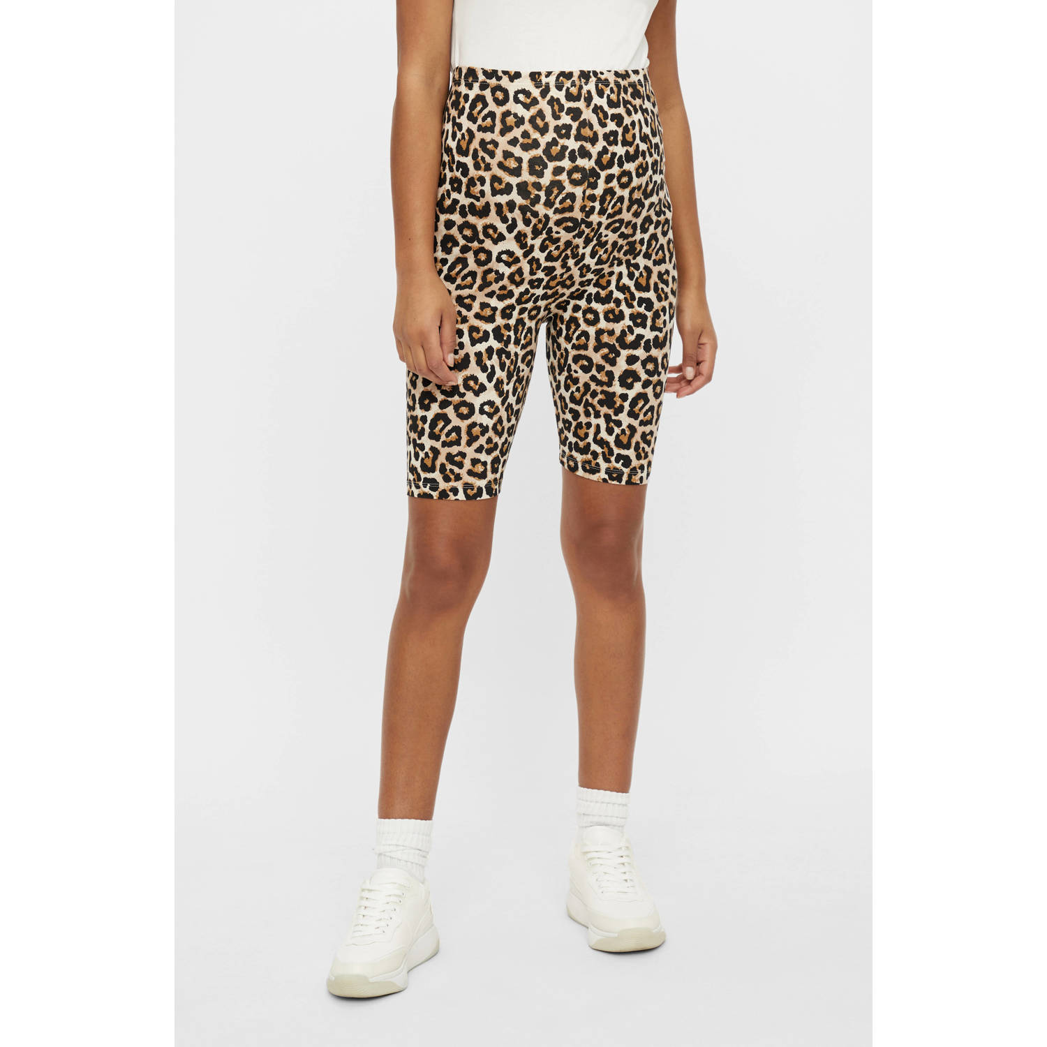 MAMALICIOUS bikershort MLSANNIE set van 2 bruin beige zwart