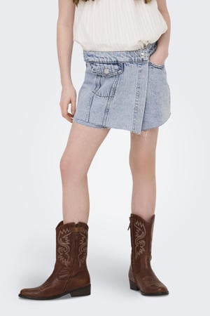 denim spijkerrok blauw