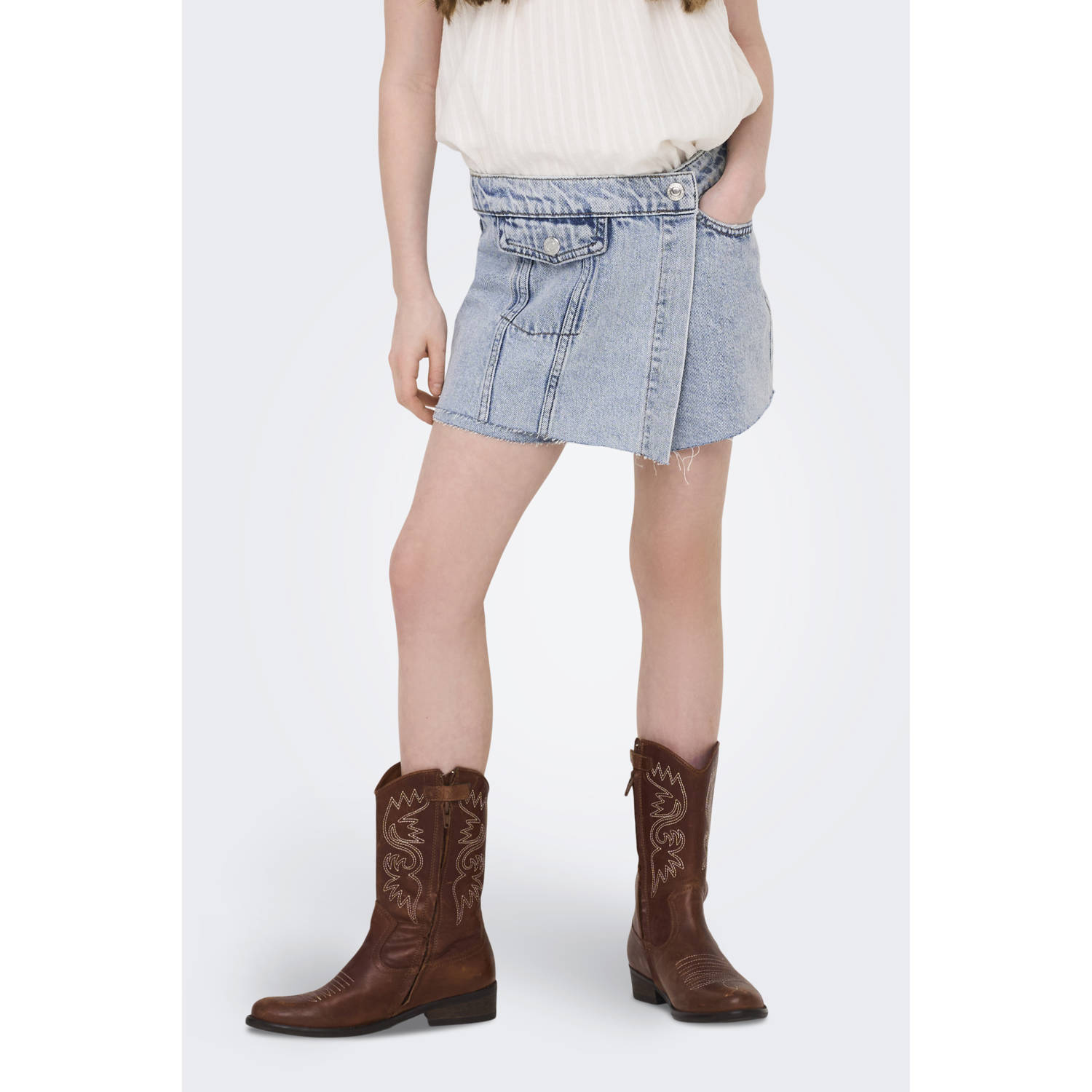 ONLY KIDS GIRL denim spijkerrok blauw
