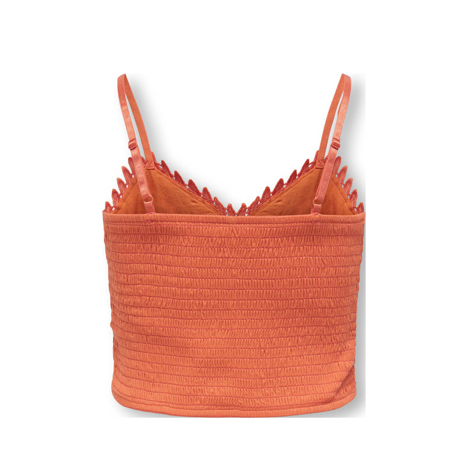 ONLY KIDS GIRL cropped top oranje