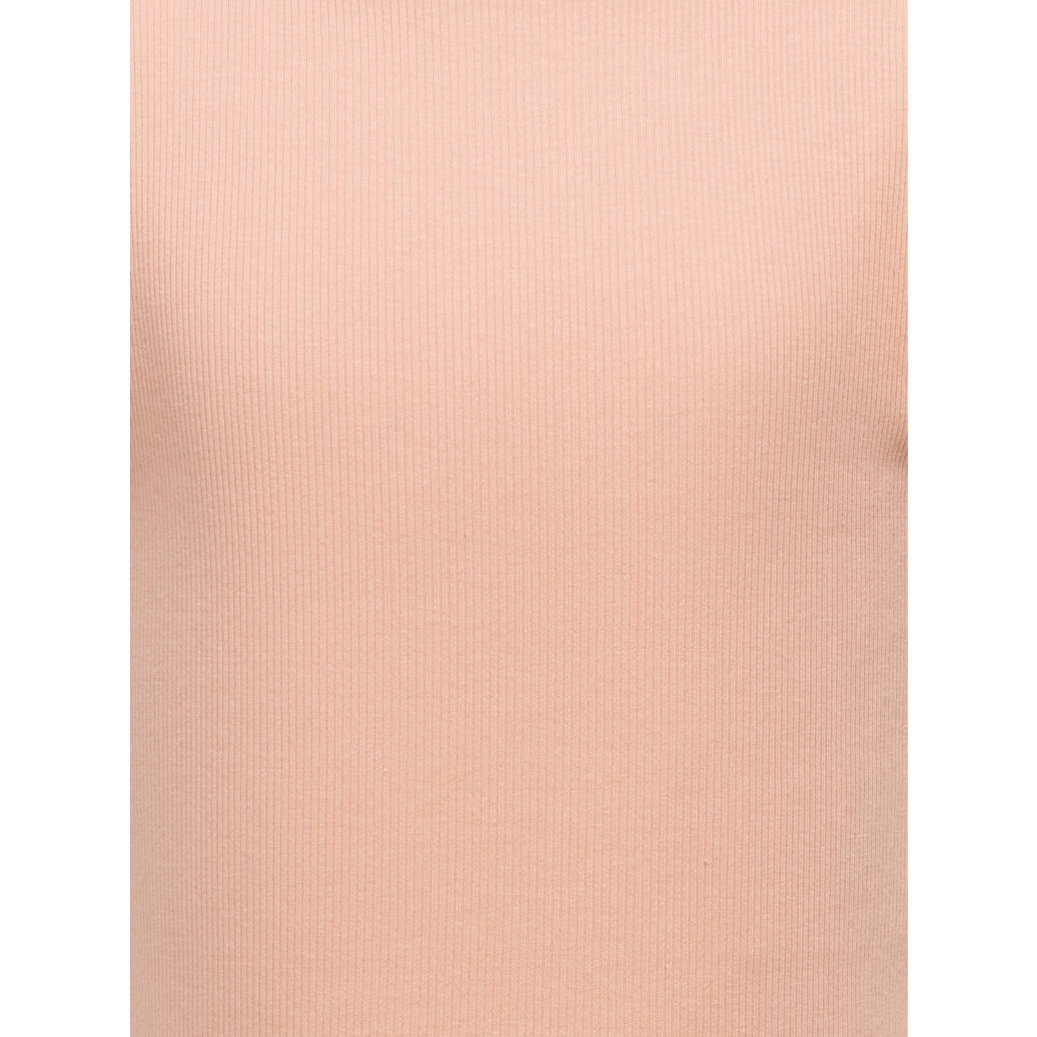ONLY KIDS GIRL mouwloze top zalm broderie