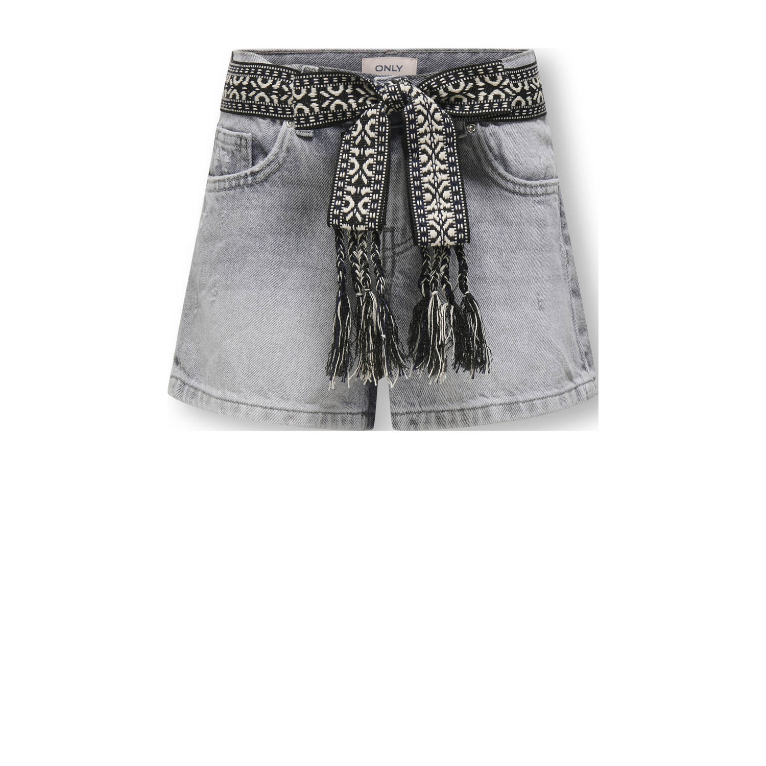 ONLY KIDS GIRL denim straight short grey denim